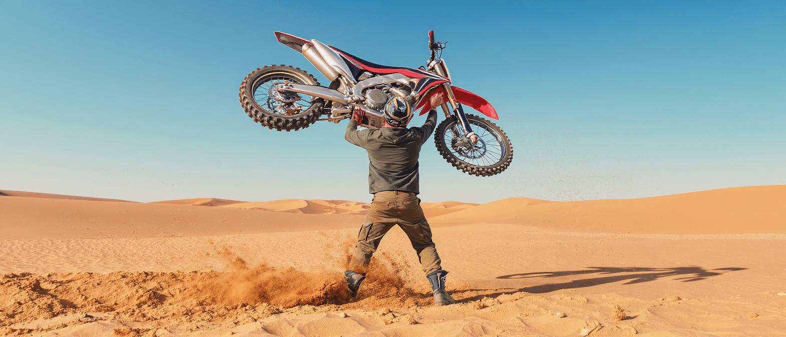 découvrez nos conseils et techniques pour apprendre à soulever une moto de cross en toute sécurité. que vous soyez débutant ou expérimenté, nous vous guidons à travers les étapes essentielles pour manipuler votre machine avec confiance et aisance.