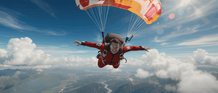 vivez une expérience inoubliable avec le saut en parachute ! repoussez vos limites en survolant des paysages à couper le souffle. que vous soyez novice ou amateur d'adrénaline, plongez dans cette activité excitante et ressentez la liberté de voler dans les airs. réservez dès maintenant et préparez-vous à libérer l'aventurier qui sommeille en vous !